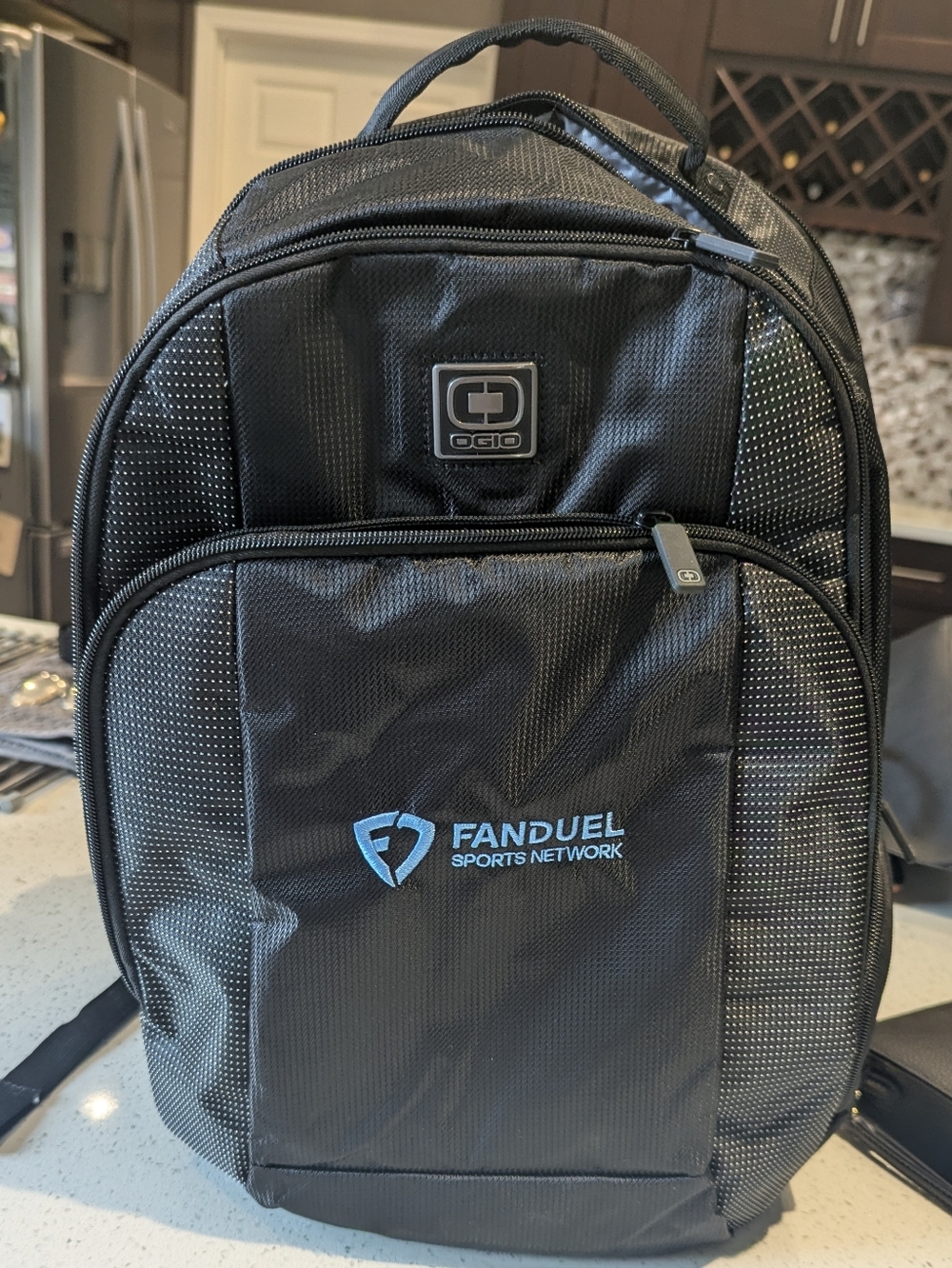 OGIO Black Backpack with FanDuel Logo